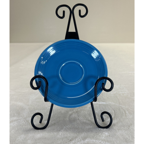 Fiesta Saucer Replacement Only Fiestaware Homer Laughlin Turquoise/Blue Charity - Picture 1 of 8